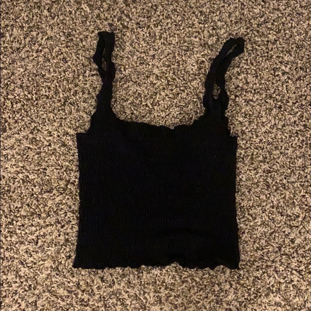SUPER cute black crop top